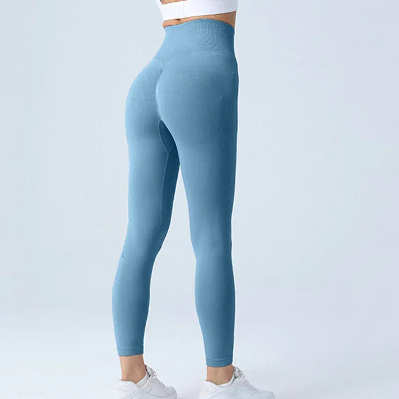 Seamless Leggings Yoga Pants Tummy Control Workout Running Yoga Leggings For Women - DanaFashionstore