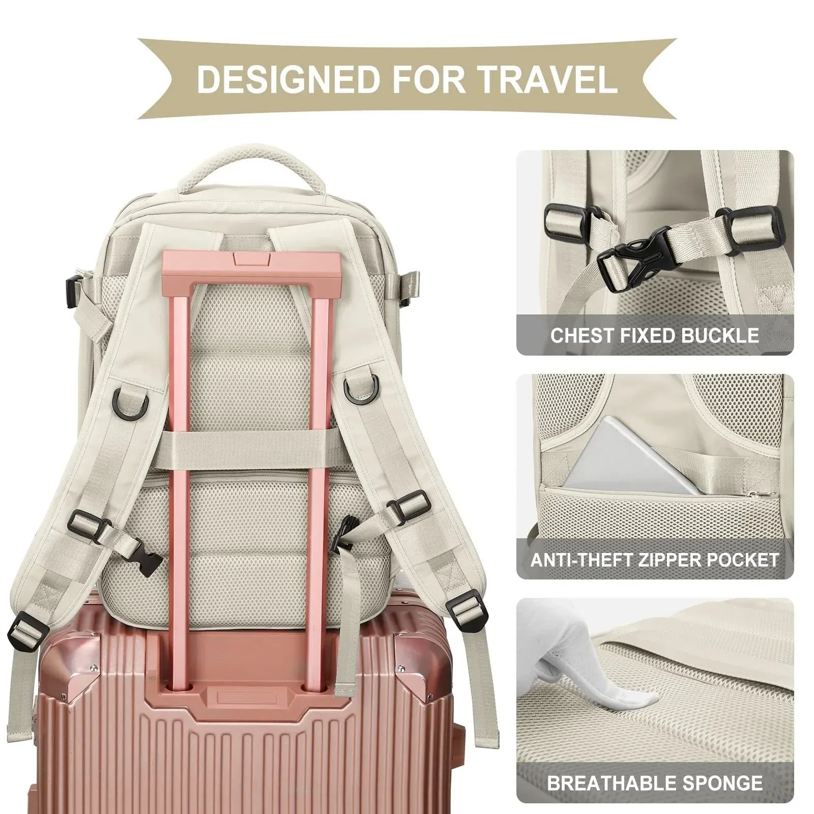 Fashion Large Capacity Travel Backpack Student School Bags - DanaFashionstore