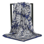 Paisley Printed 90 Square Scarf Retro Fashion Shawl - DanaFashionstore