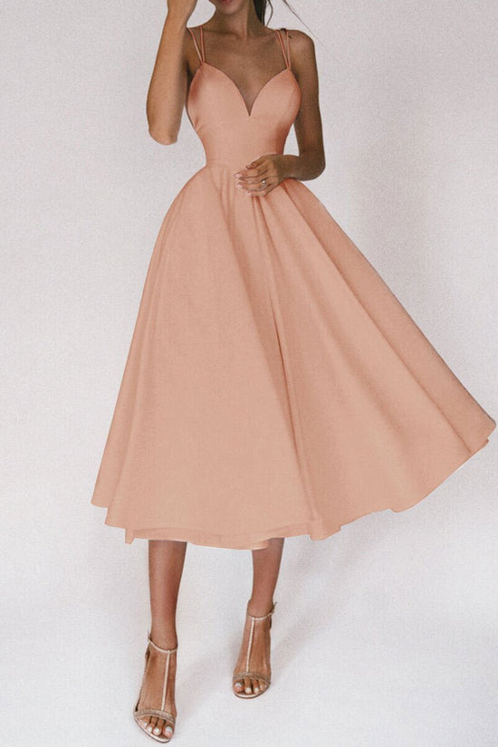 Sexy V-neck Suspender Dress Summer Fashion A-Line Long Dresses For Women