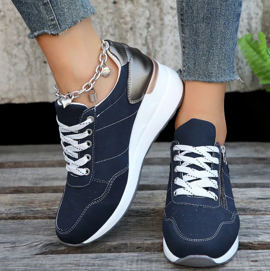 Burnt platform sneakers - DanaFashionstore