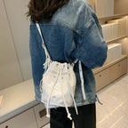 Women's Messenger Bag Heavy Industry Rivets Trendy Pull-belt Fashion - DanaFashionstore