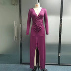 Design Sense High Slit Dress Women - DanaFashionstore