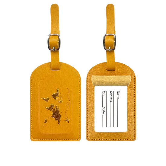 New Products Luggage Tag Leather Name - DanaFashionstore