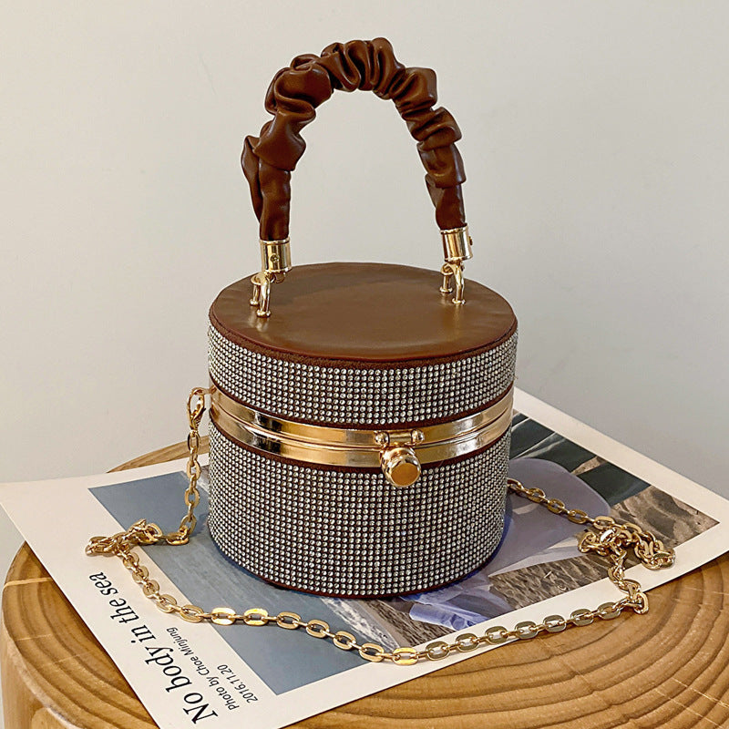 Women's Fashion All-matching Rhinestone Fashion Bucket Bag - Dana Fashion