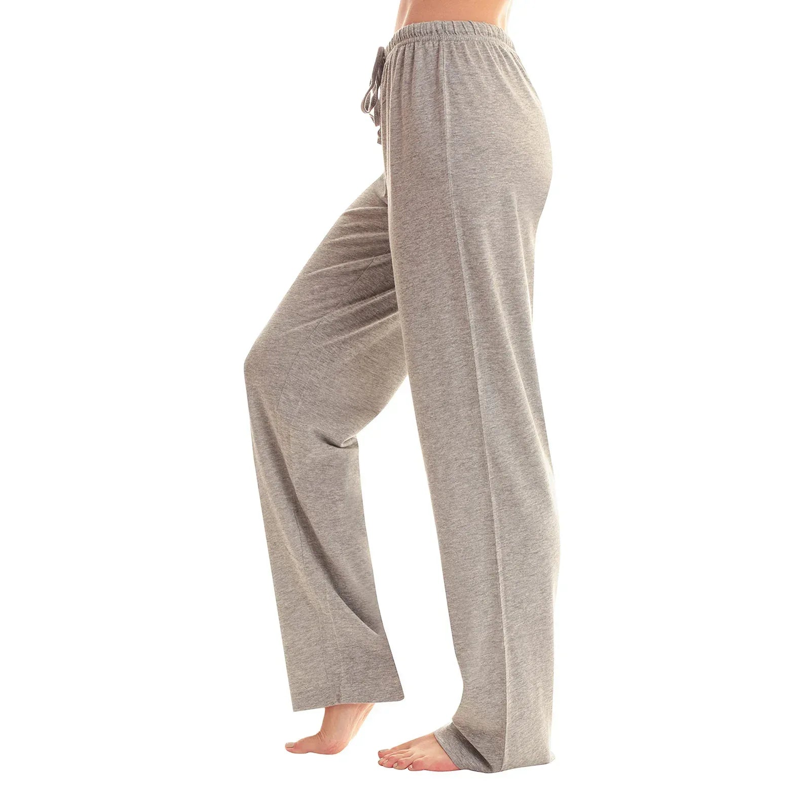 Drawstring Plaid Print Trousers Casual Loose Sports Home Pants Women - DanaFashionstore