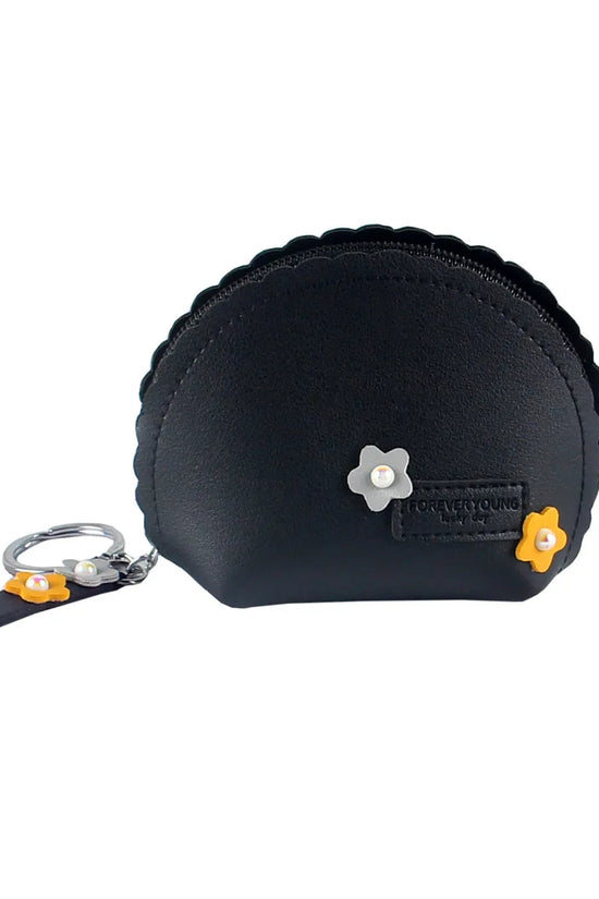 Women's Hand Holding Fan Small And Simple Coin Key Case One-piece Zipper Waterproof Coin Purse - DanaFashionstore