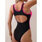 Women's High-grade Solid Color Sports Jumpsuit