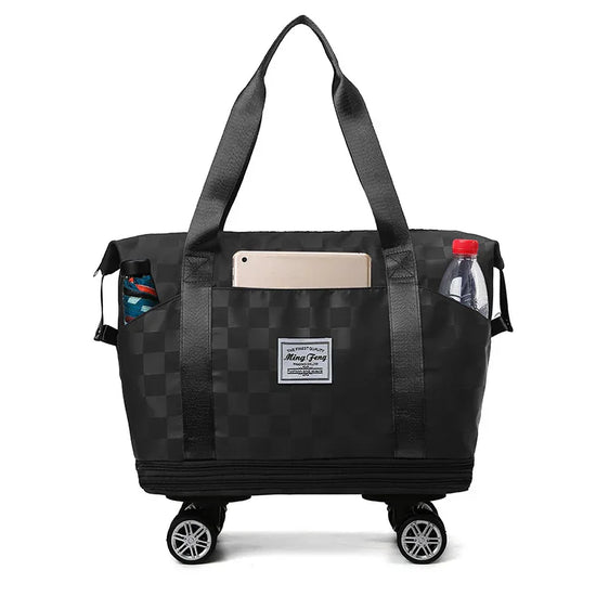 Large Capacity Travel Bags Dry Wet Separation Expansion Double Layer Luggage Totes Women - DanaFashionstore