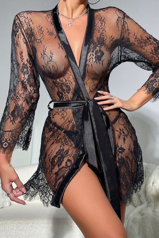 Light Lace Nightgown Home Nightgown - Dana Fashion