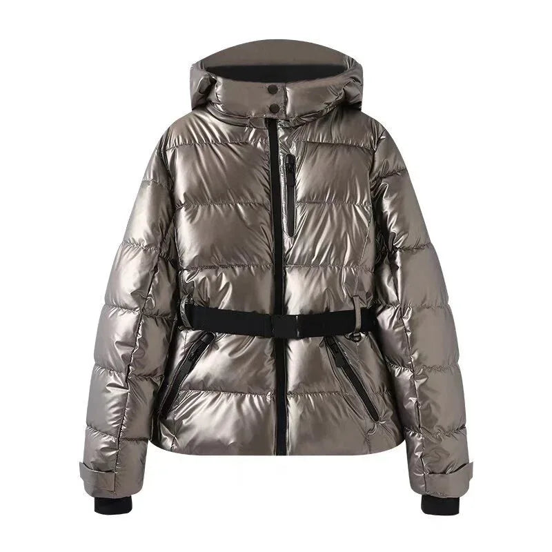 Women's Waist Slimming Belt Cotton Jacket 2026 - Padded Winter Coat - DanaFashionstore