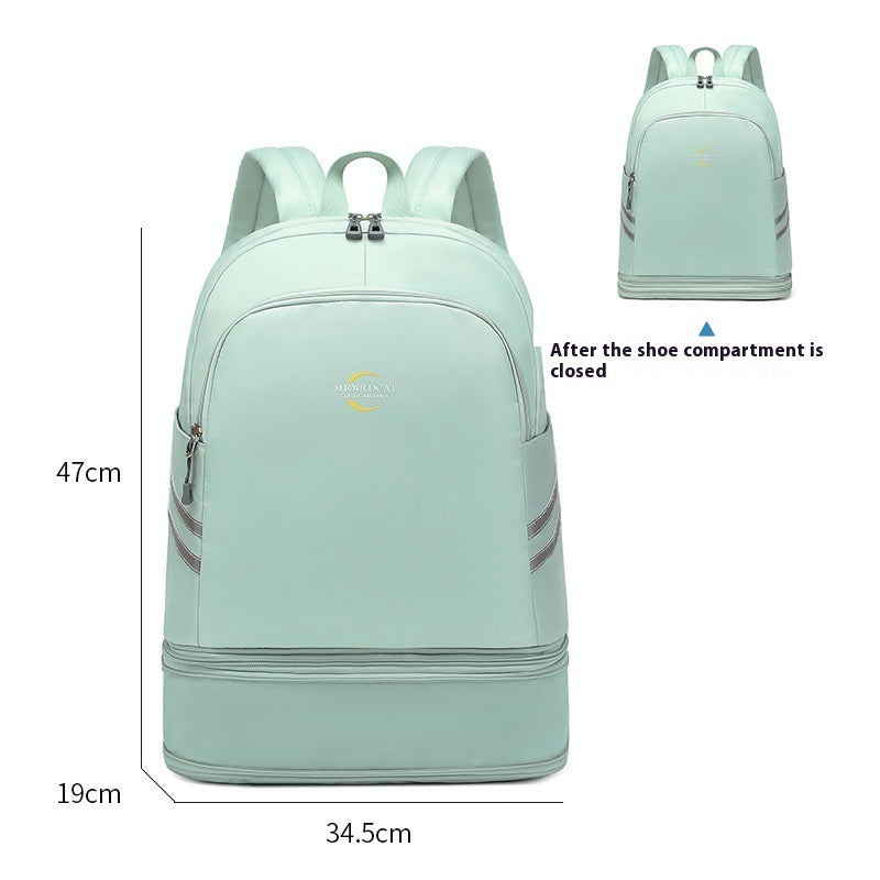 Dry Wet Separation Luggage Storage Women's Backpack Large Capacity - Dana Fashion