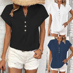 Retro Cotton And Linen Women's Casual Shirt - DanaFashionstore