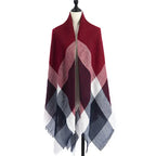Women's Cashmere-like Plus-sized Double-sided Qicaigei Scarf Shawl - DanaFashionstore