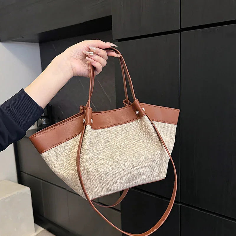 Women's Large-capacity Casual Pleated Tote Handbag - DanaFashionstore