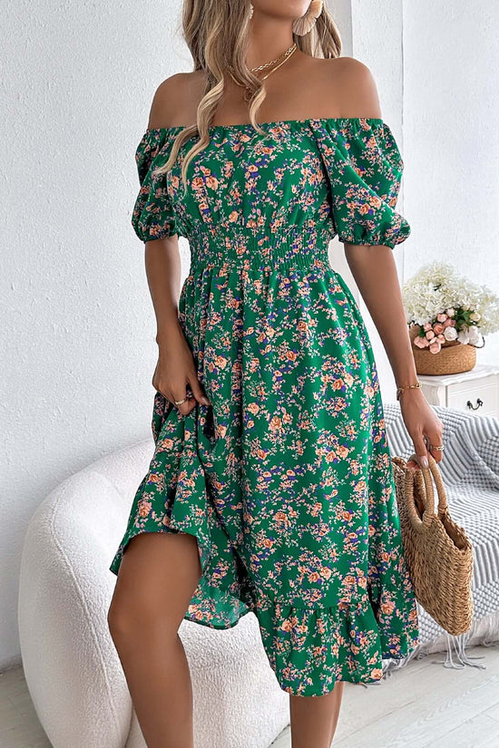 Floral Print Square Collar Dress Summer Fashion Ruffles Dresses Women's Clothing $49.99 Dana Fashion Color: Black Size: L Women's clothing Overview: Unique design, stylish and beautiful. Good material, comfortable wear. A variety of colors, any choice. Pr