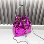 Women's Metallic Chain Shoulder Messenger Bag - DanaFashionstore