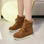 Thick Bottom Fleece-lined Thick Snow Boots Warm - DanaFashionstore