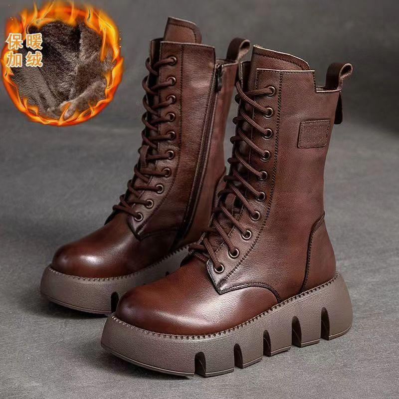 Fleece-lined Thick Cotton Mid-calf Women's Single Boots - DanaFashionstore