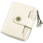 Oil Wax Genuine Leather Lady's Wallet European And American Style - DanaFashionstore