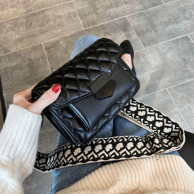 Simple Women's Fashion Shoulder Diamond Crossbody Bag - DanaFashionstore