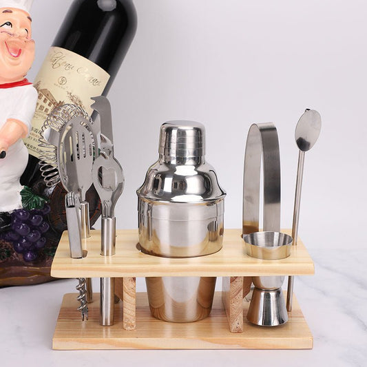 8pc Stainless steel Cocktail shaker $49.82 Dana Fashion Style: 8 piece set Dana's Kitchen Material: Stainless steel 11cm 16cm 17.5cm 17cm 18cm 18cm 4cm on the bottom, 3.5cm on the bottom, 7cm in height Bottom 5cm* height 16.5cm