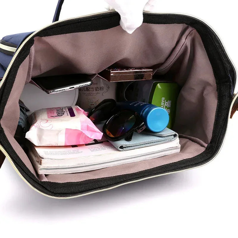 Printed mommy backpack - DanaFashionstore