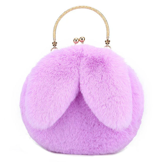 Fashion chain ear plush handbag - DanaFashionstore