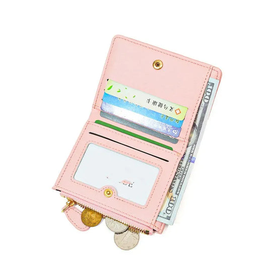 Cute Embroidered Women's Wallet Simple And Short Off - DanaFashionstore