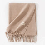 Pure Color Artificial Cashmere Scarf Women's Winter High-grade Shawl - DanaFashionstore