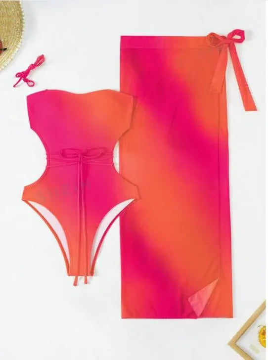 American Beach Seaside Vacation One-piece Swimsuit - DanaFashionstore