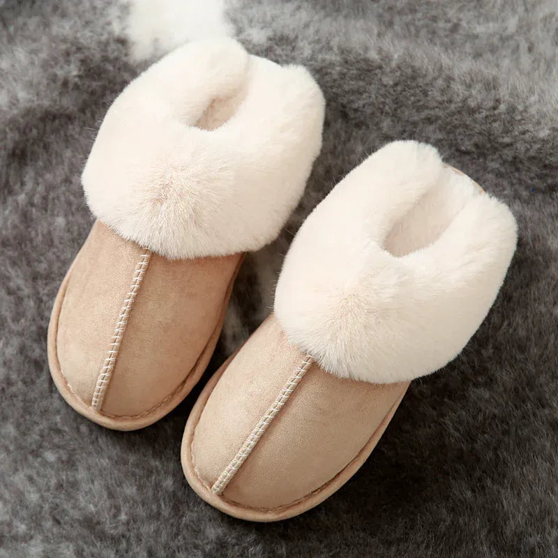 Suede cotton slippers - DanaFashionstore