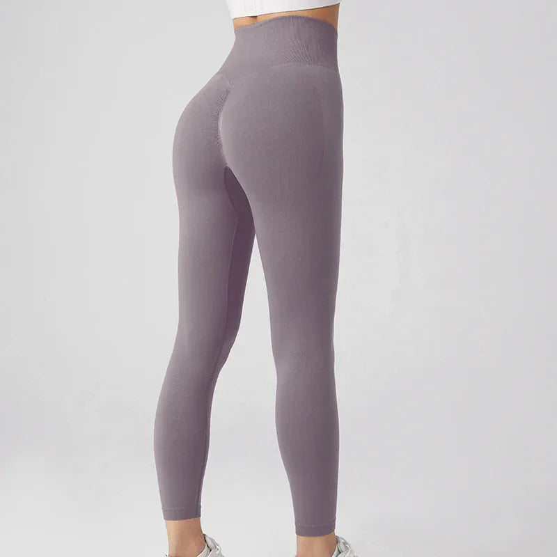 Seamless Leggings Yoga Pants Tummy Control Workout Running Yoga Leggings For Women - DanaFashionstore