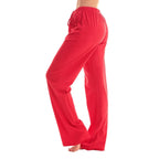 Drawstring Plaid Print Trousers Casual Loose Sports Home Pants Women - DanaFashionstore