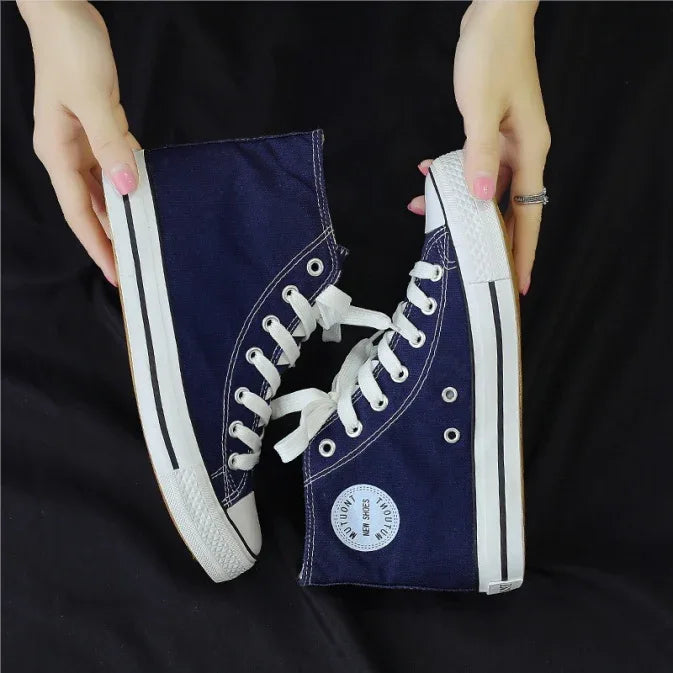High-top canvas shoes - DanaFashionstore