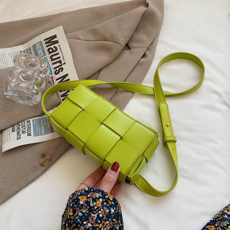 All-match Shoulder Bag Handmade Woven Small Square Bag - DanaFashionstore