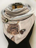 Women's Fashion Leisure Warm Clip Scarf - DanaFashionstore