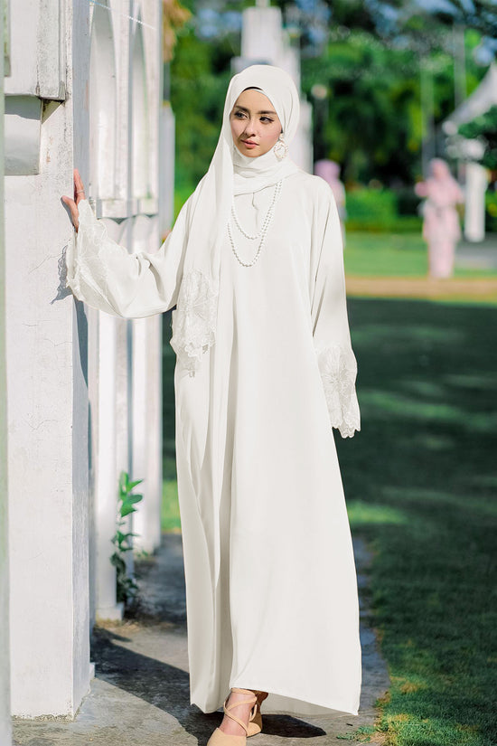 Women's Muslim Robe Malay Indonesian Dress With Headscarf