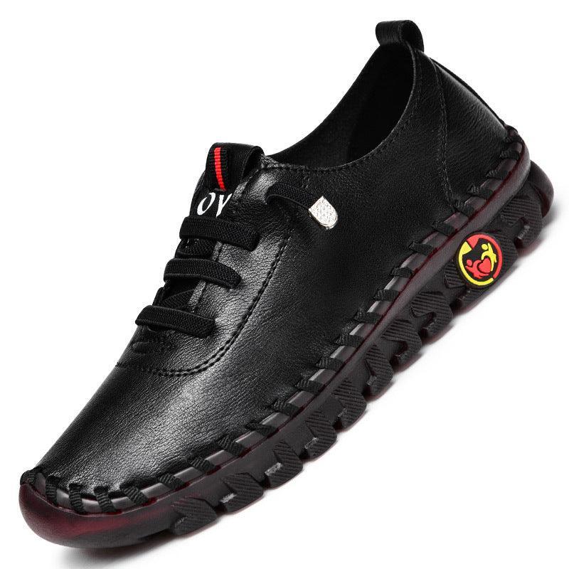 Women's Leather Handmade Beef Tendon Soft Sole Mother Shoes - DanaFashionstore