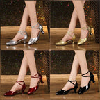Latin Soft Bottom Square Dance Shoes Women - DanaFashionstore