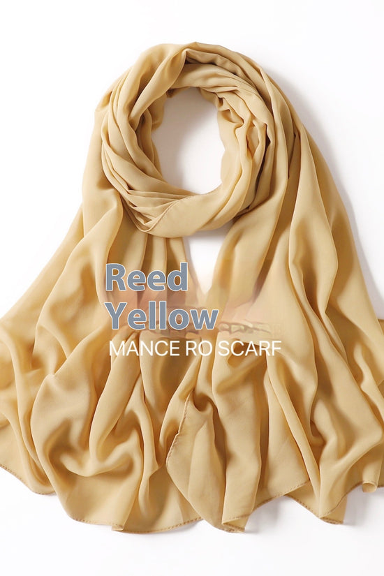 Pure Color Pearl Chiffon Scarf Headcloth Veil Chiffon Scarf