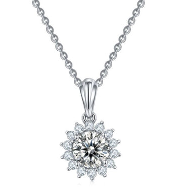 1ct Moissanite Pendant
