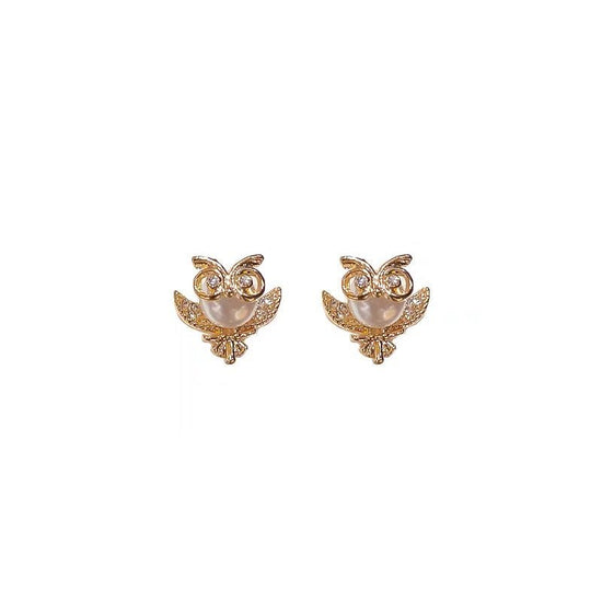 925 Silver Needle Smart French Light Tide Elegant Retro $6.55 Dana Fashion Color: Gold Women's Accessories Product information: Color: Owl stud earrings gold Applicable population: Female Material: Alloy Modeling: animal/Zodiac Popular elements: Owl Packi