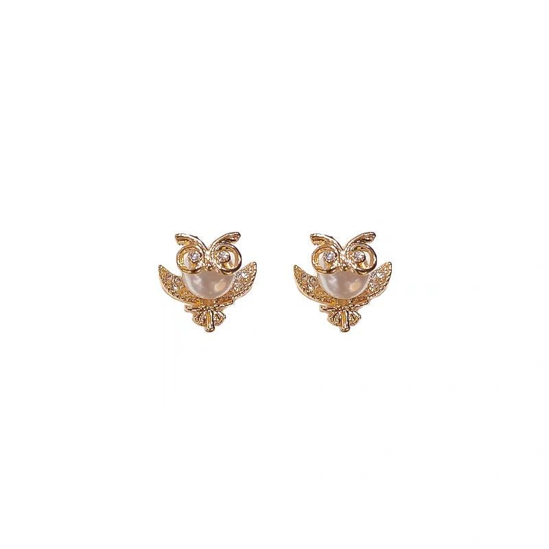 925 Silver Needle Smart French Light Tide Elegant Retro $6.55 Dana Fashion Color: Gold Women's Accessories Product information: Color: Owl stud earrings gold Applicable population: Female Material: Alloy Modeling: animal/Zodiac Popular elements: Owl Packi