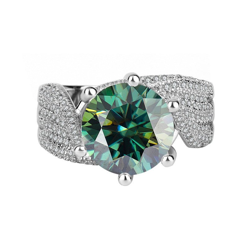 925 Sterling Silver Moissanite Diamond Ring $89.99 Dana Fashion Style: 3 Karat Emerald Size: Port 17 Yards Women's Accessories Product information: Product information: Treatment Process: Diamond Color: d-e/extremely white, white gold Size: Port 17 yards,