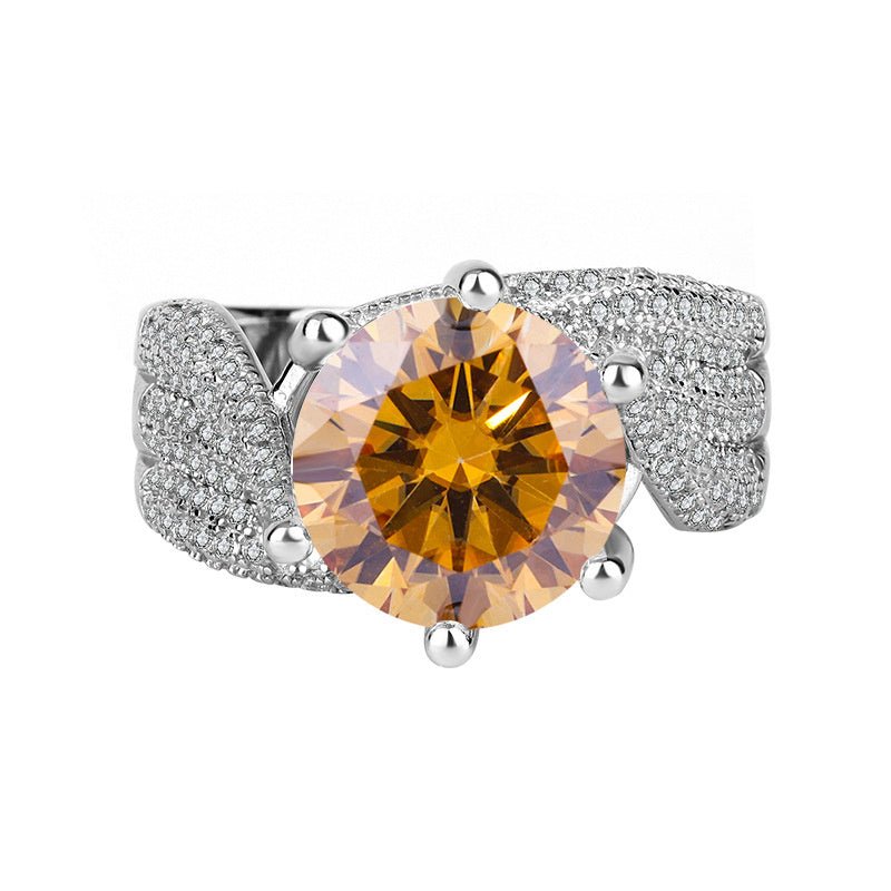 925 Sterling Silver Moissanite Diamond Ring $89.99 Dana Fashion Style: 3 Karat Champagne Size: Port 17 Yards Women's Accessories Product information: Product information: Treatment Process: Diamond Color: d-e/extremely white, white gold Size: Port 17 yard