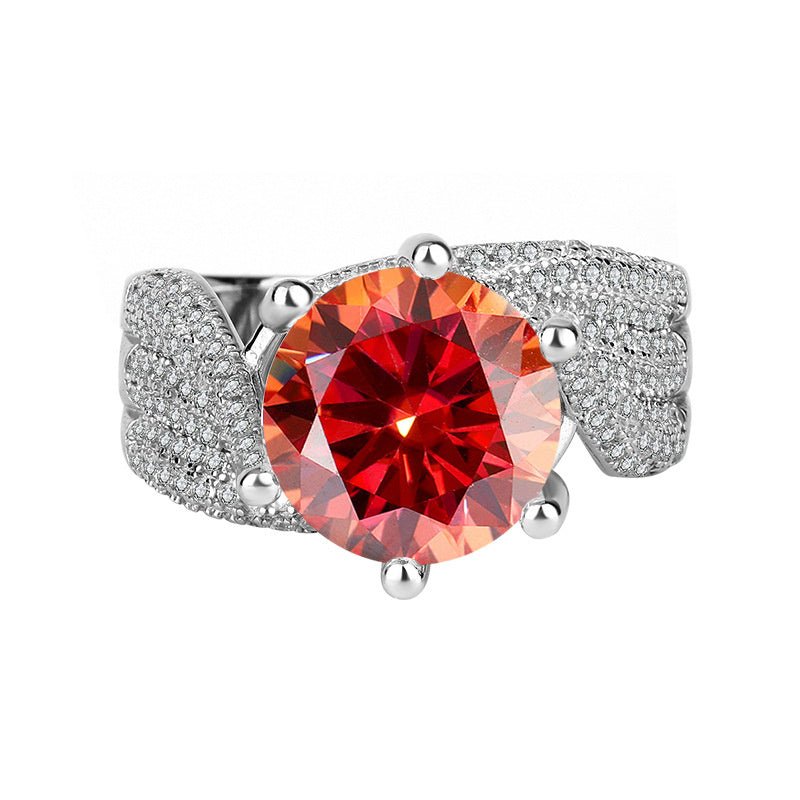 925 Sterling Silver Moissanite Diamond Ring $89.99 Dana Fashion Style: 3 Karat Orange Size: Port 17 Yards Women's Accessories Product information: Product information: Treatment Process: Diamond Color: d-e/extremely white, white gold Size: Port 17 yards,