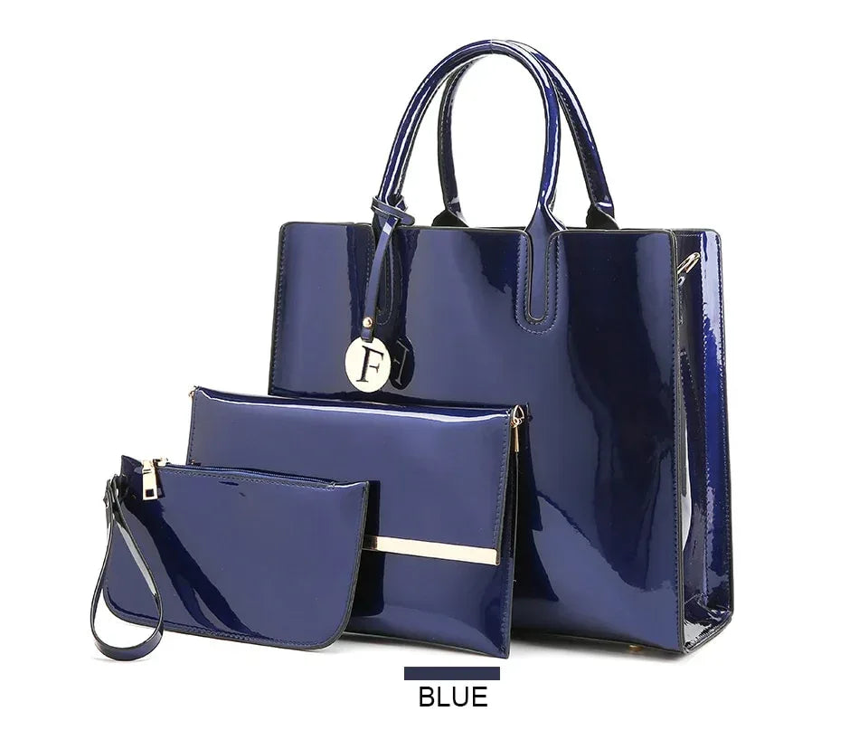 3 Sets Leather Handbags - DanaFashionstore