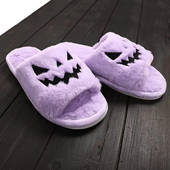 Halloween Women's Soft And Comfortable Plush Slippers Cosplay Shoes Furry Plush Slippers Kawaii Cute Shoes Home Slippers Halloween Dress Up Shoes - DanaFashionstore