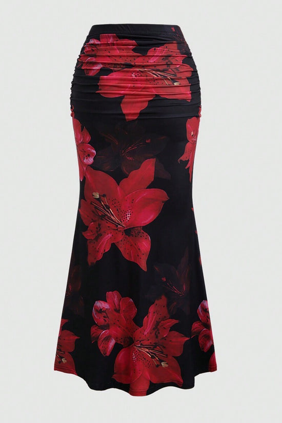 A- Line Skirt Leisure Vacation Long Women's Clothing - Dana Fashion